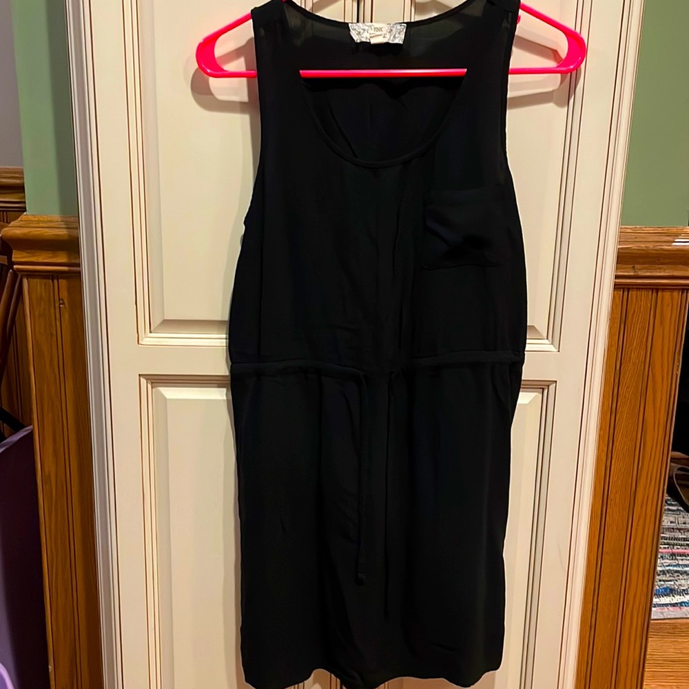 Pink republic black summer mini dress.